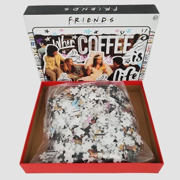 Paladone Friends TV Show 1000 Piece Puzzle When Coffee Is Life Central Perk - Picture 2 of 9